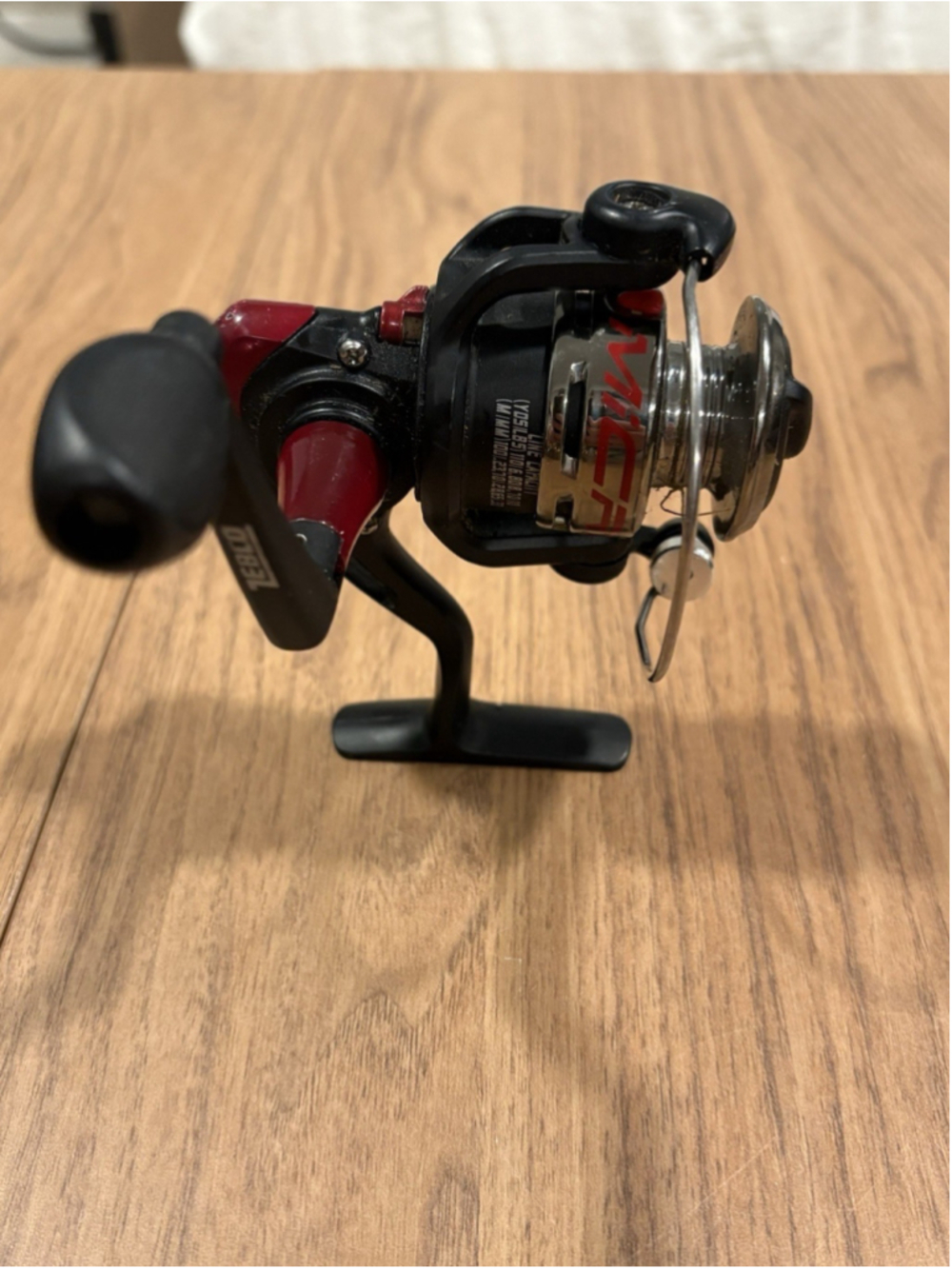 Zebco Spinning Reel + Microspa Freshwater Fishing Used Bass Trout C1